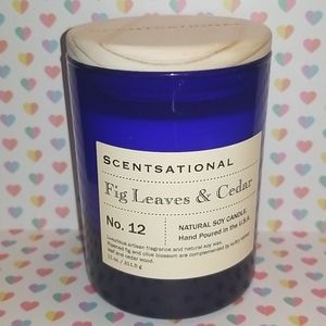 New Scentsational Fig Leaves & Cedar No.12candle